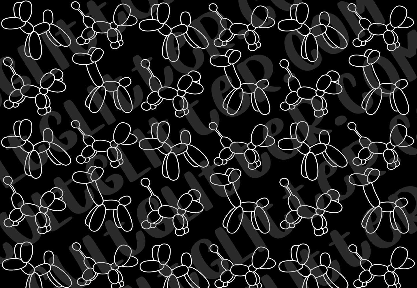 Pre-cut Balloon Animals Template