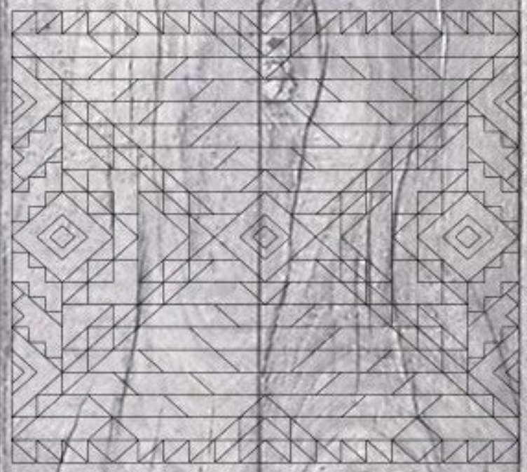 Pre-cut Southwestern (MOSIAC 2) Straight Template