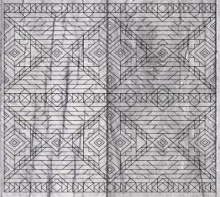 Pre-cut Southwestern (MOSIAC 3) Straight Template