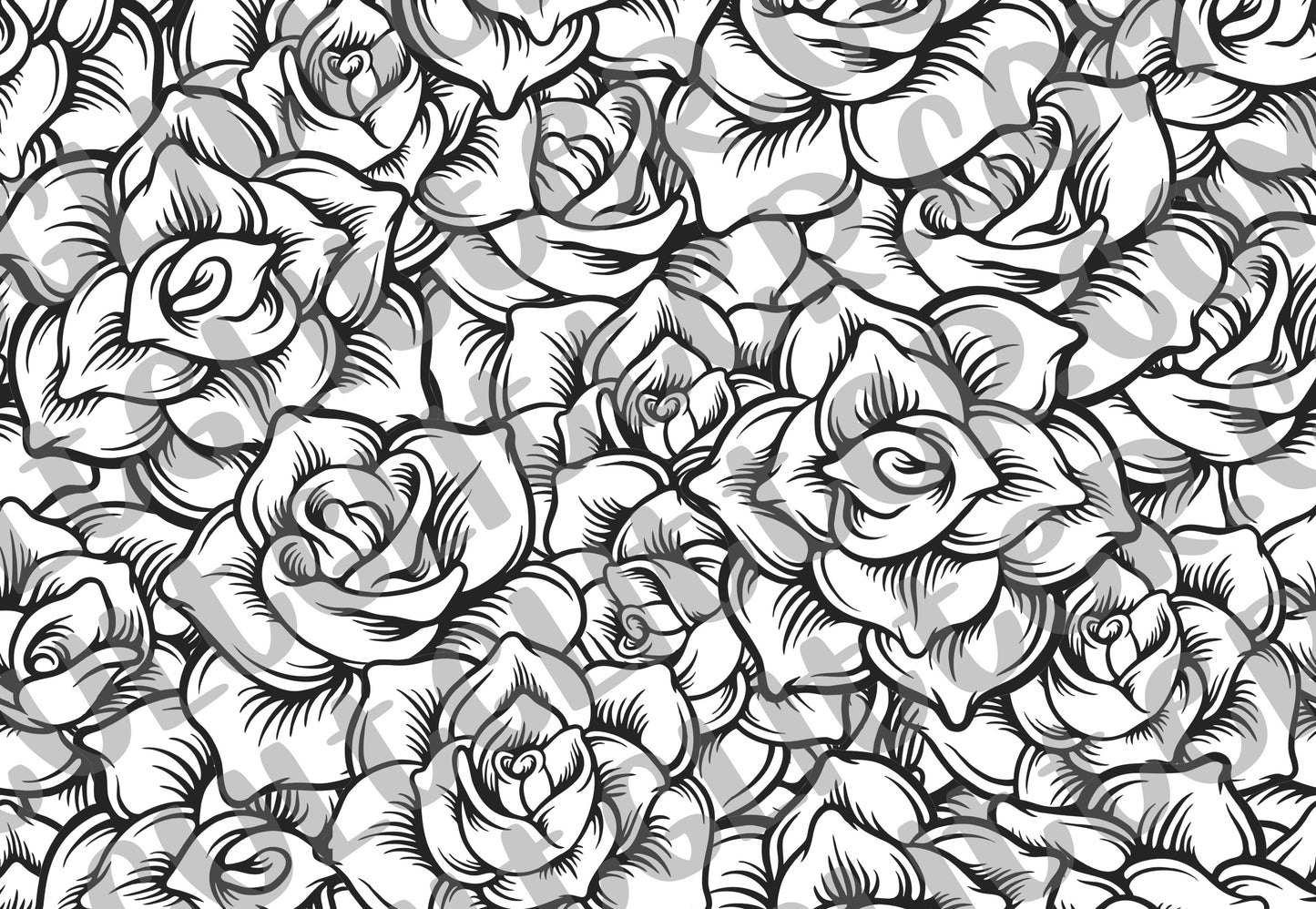 Pre-cut Roses Template