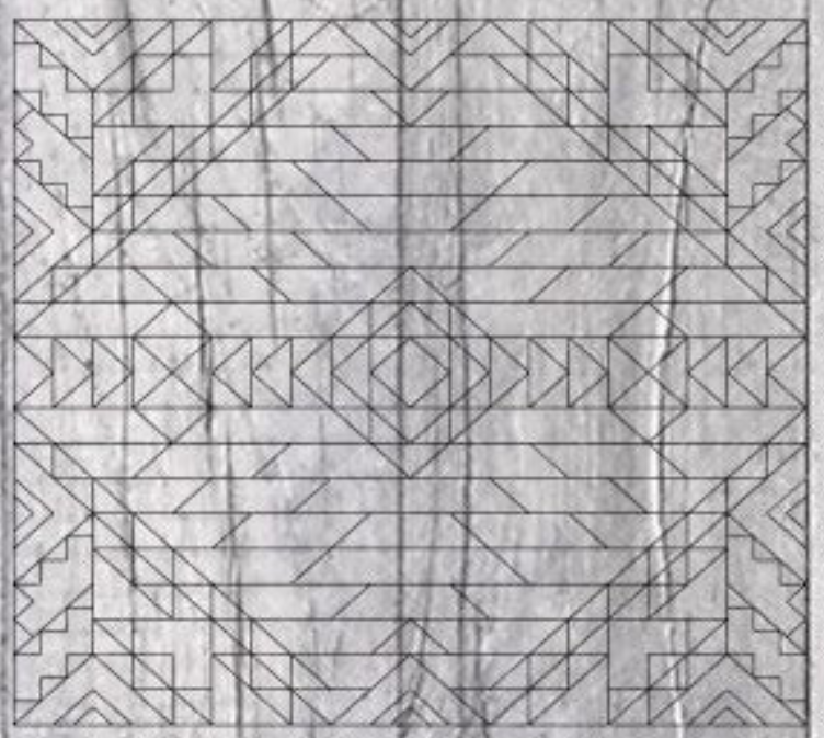 Pre-cut Southwestern (MOSIAC 1) Straight Template