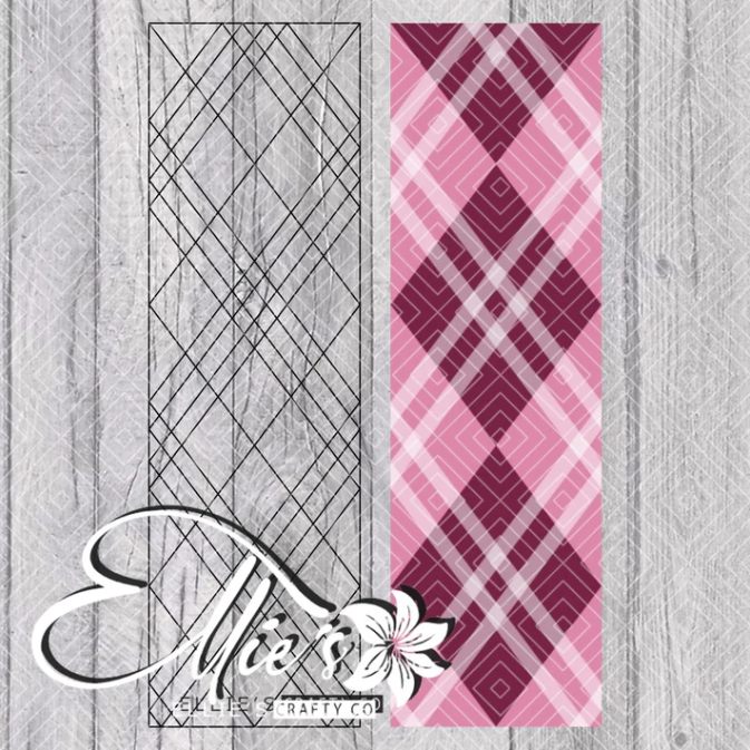 Pre-cut Argyle Sweater Pen Template