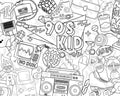 Pre-Cut 90'S Kid Template