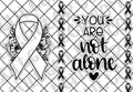 Pre-cut Awareness Tumbler Template