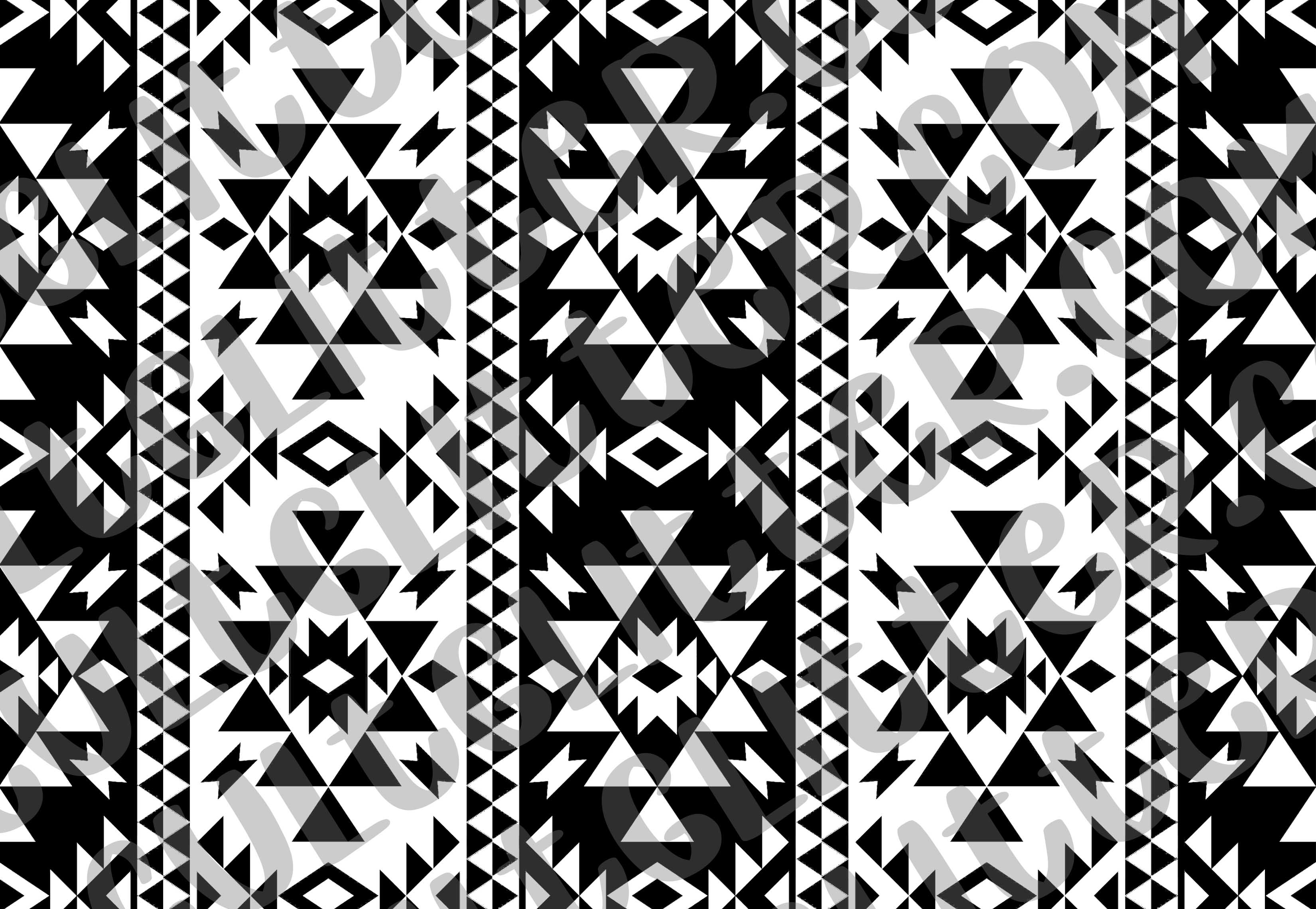 Pre-cut Aztec Template