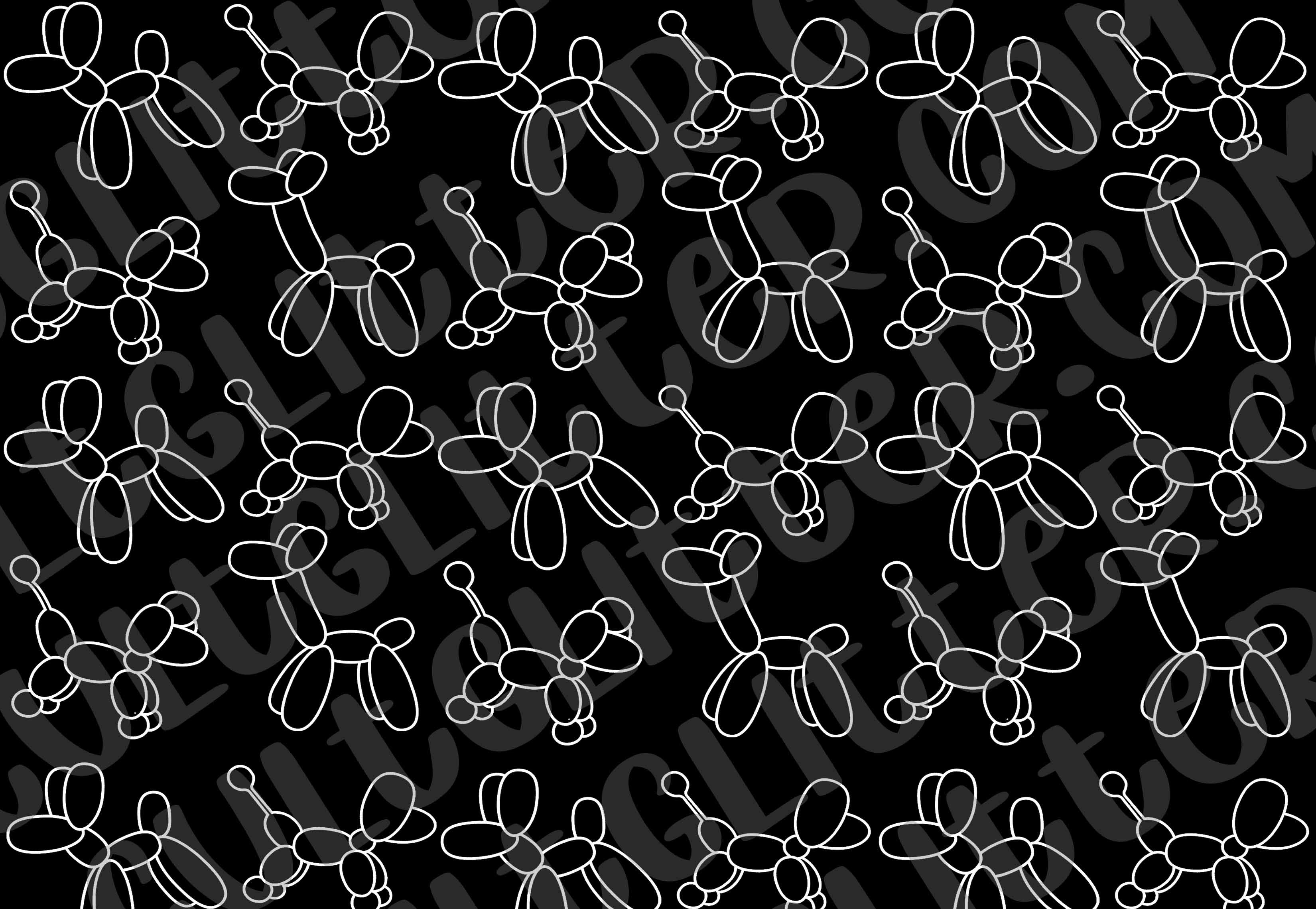 Pre-cut Balloon Animals Template