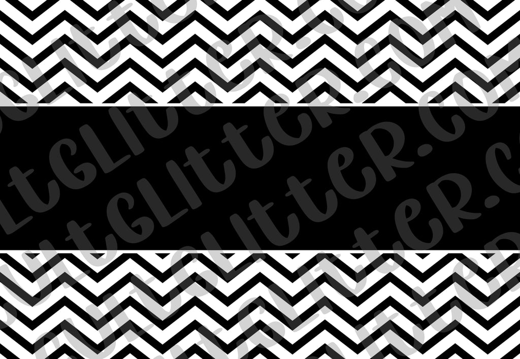 Pre-cut Banded Chevron Template