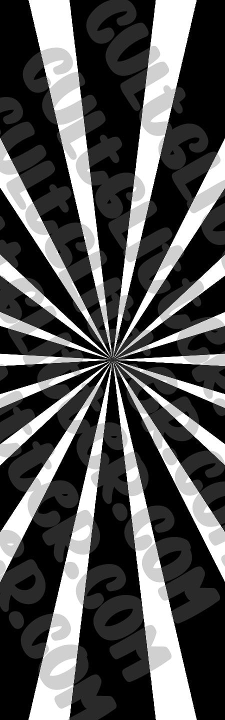 Pre-cut INKJOY Burst Pen Template