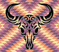 Pre-cut Southwestern (Bull 1) 20oz Skinny Template