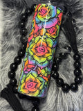 30oz Neon Glittered Live tumbler