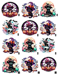✨Cute Spooky Cats Stickers ✨