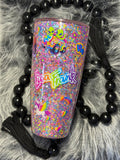 30oz 90’s Neon Snowglobe Tumbler