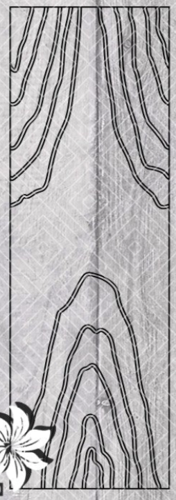Pre-cut Geode Pen Template (OUTLINE ONLY)