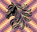 Pre-cut Southwestern (Horse 1) 20oz Skinny Template