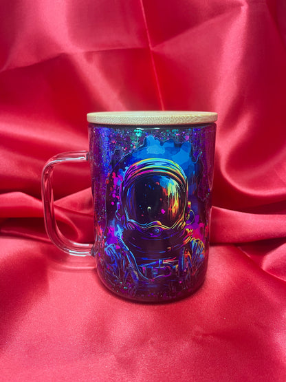 Spaceman Snowglobe Tumbler