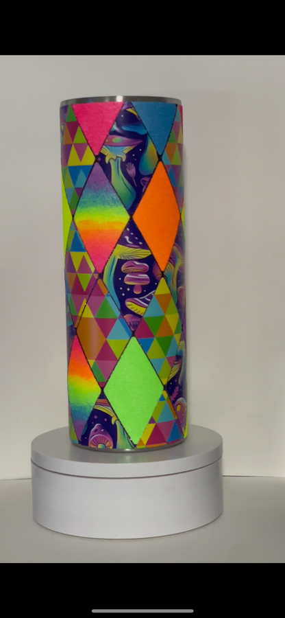 20oz Neon Harlequin Tumbler