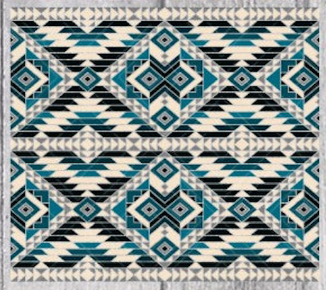 Pre-cut Southwestern (MOSIAC 3) Straight Template