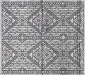 Pre-cut Southwestern (MOSIAC 3) Straight Template (OUTLINE ONLY)