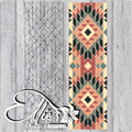 Pre-cut Southwestern Blanket V6 Pen Template