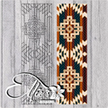 Pre-cut Southwestern Mosaic V3 Pen Template