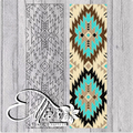 Pre-cut Southwestern Mosaic V2 Pen Template