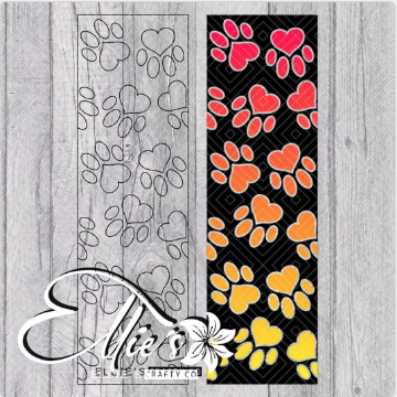 Pre-cut Puppy Love Pen Template