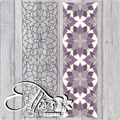 Pre-cut Geometric Bouquet Pen Template