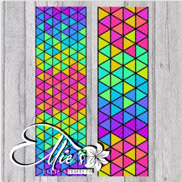 Pre-cut Triangles Pen Template