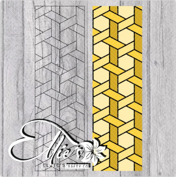 Pre-cut Honeycomb Weave Pen Template