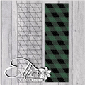 Pre-cut Twisted Plaid Pen Template