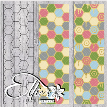 Pre-cut Dripping Honeycombs Pen Template