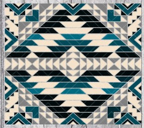 Pre-cut Southwestern (MOSIAC 1) Straight Template