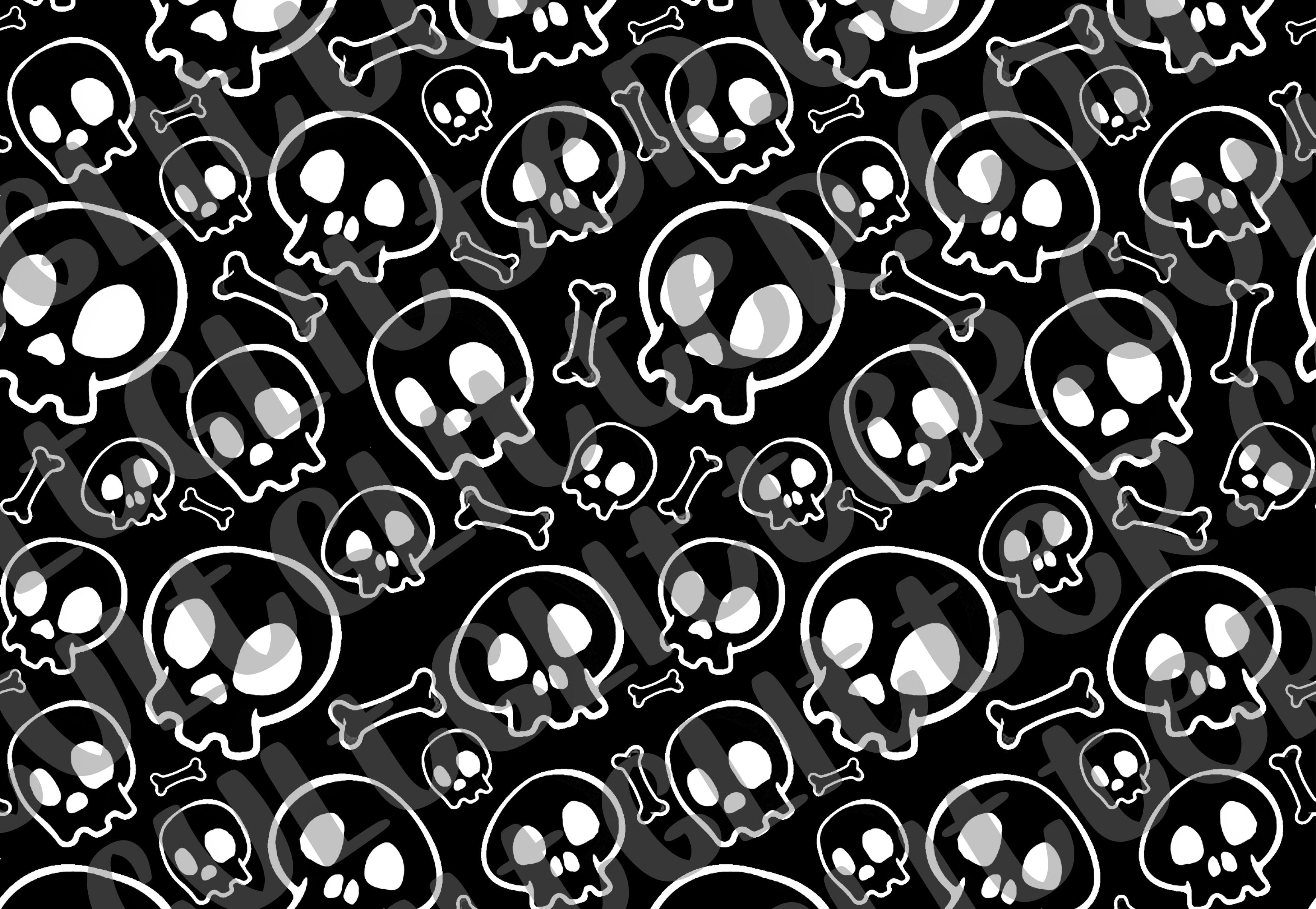 Pre-cut Skull and Bones Template