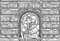 Pre-cut Staind Glass Library Template
