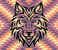 Pre-cut Southwestern (Wolf1) 20oz Skinny Template