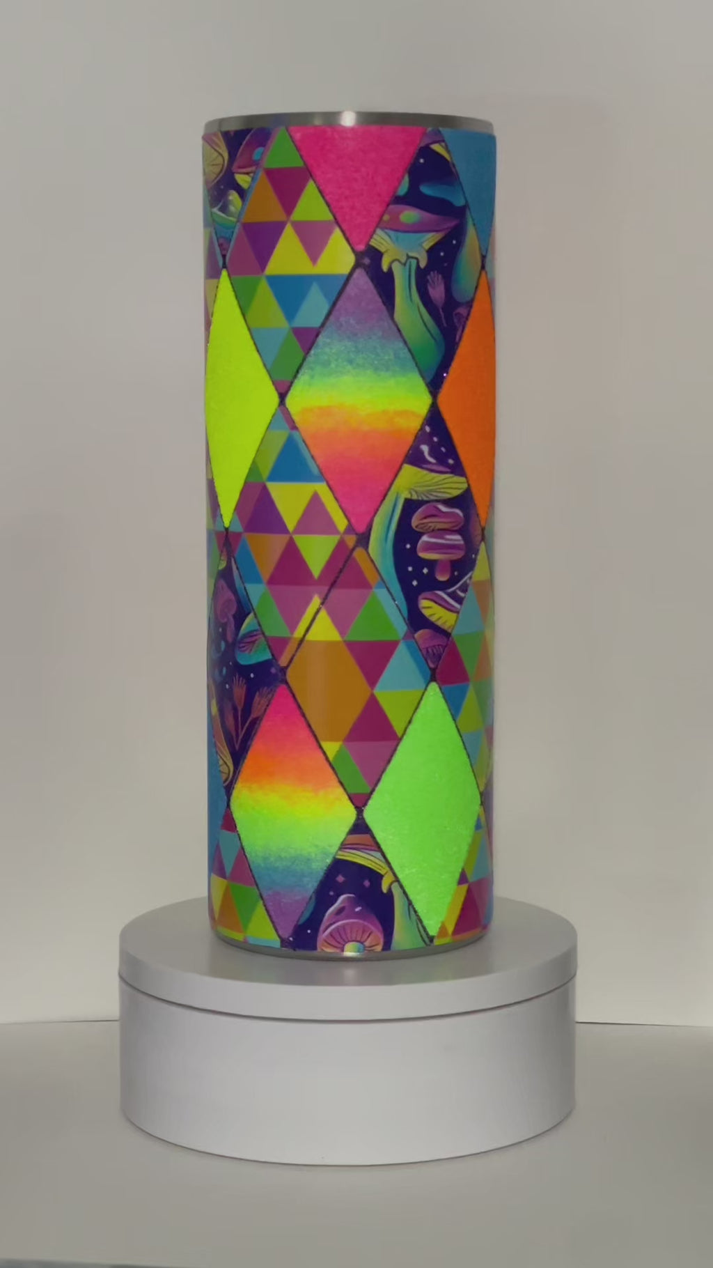 20oz Neon Harlequin Tumbler