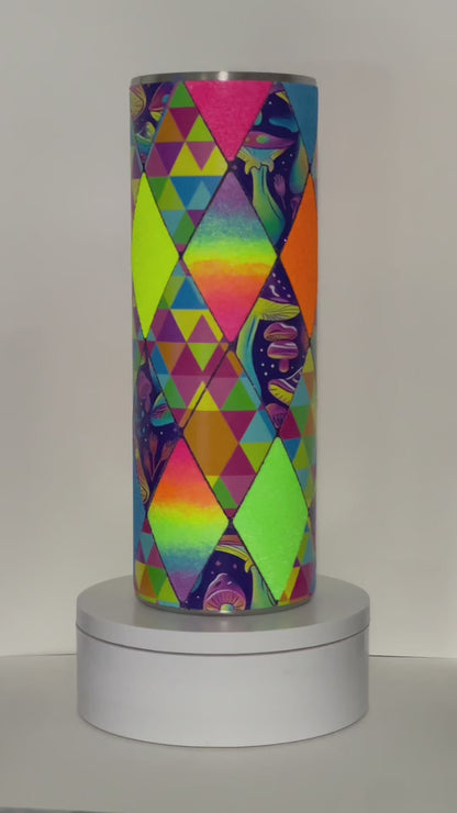 20oz Neon Harlequin Tumbler